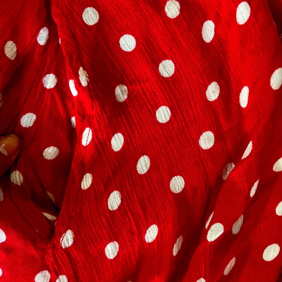 Free People Women’s Beautiful Polka Dot Maxi Dress - Picture 10 of 11